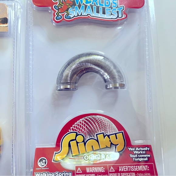 Worlds Smallest & Microfigure Toys. Fisher Price School Bus, Slinky, Transformer - Picture 3 of 4